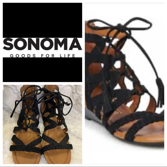 Sonoma Shoes - Sonoma for Life Black Gladiator Sandals